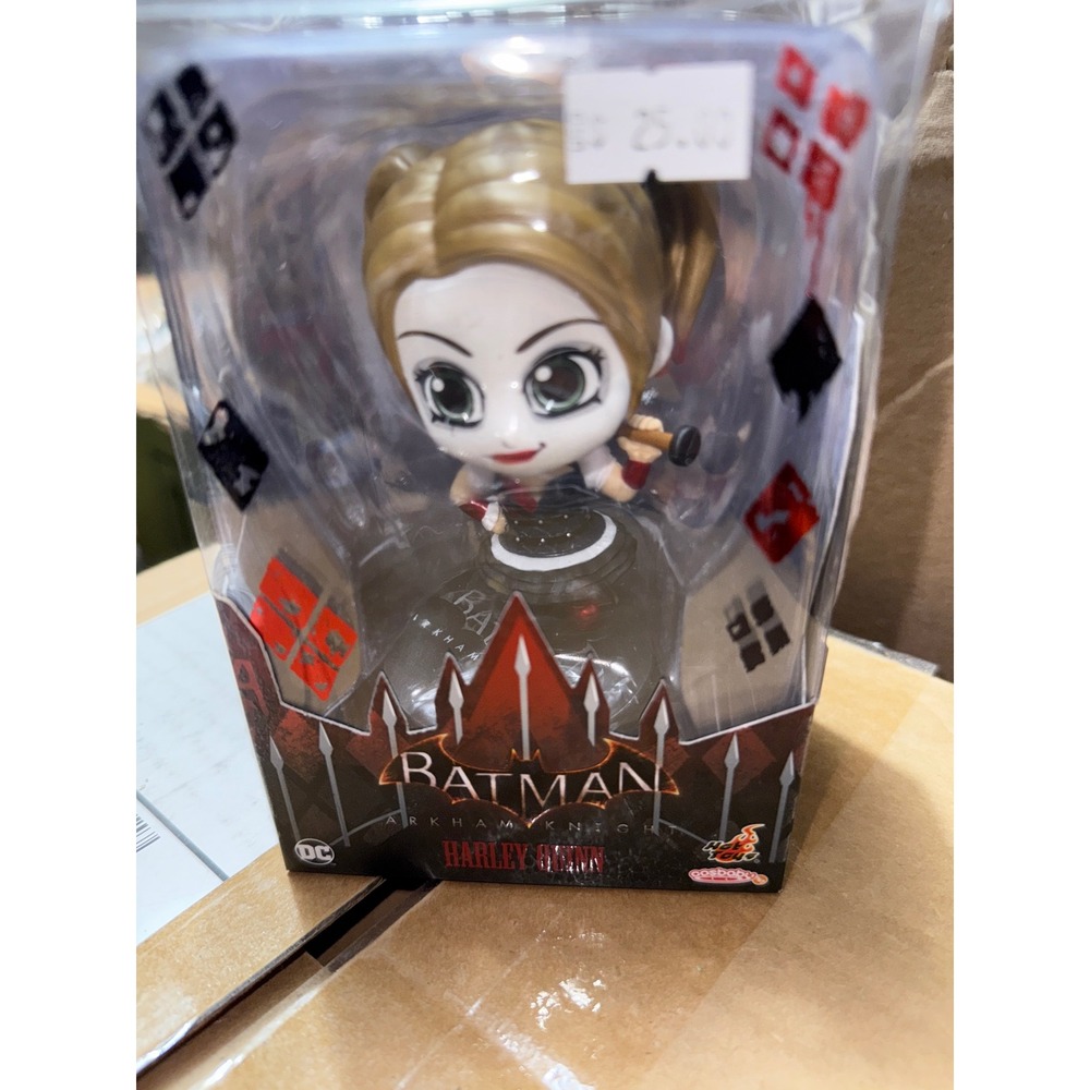 Hot Toys Cosbaby Harley Quinn Batman Arkham Knight Bobble Head Figure COSB230